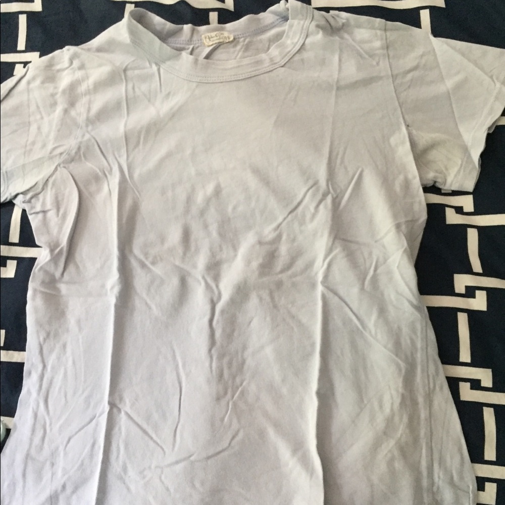 Periwinkle Brandy Melville plain t-shirt